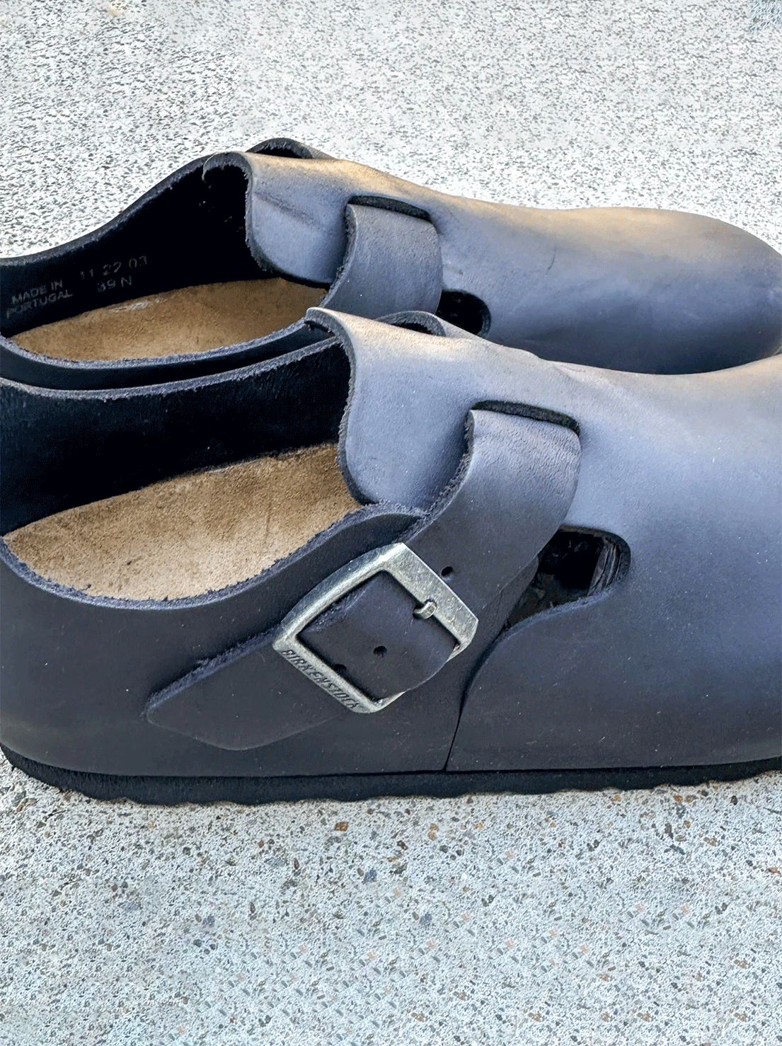 Birkenstock - London - Oiled Leather - Black - Regular