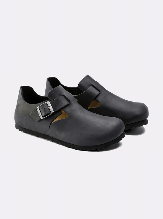 Birkenstock - London - Oiled Leather - Black - Regular