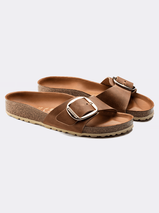 Birkenstock - Madrid - Big Buckle - Oiled Leather - Cognac - Regular