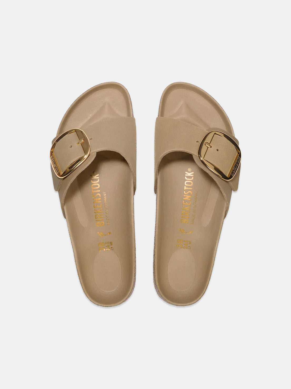 Birkenstock - Madrid - Big Buckle - Oiled Leather - Tabacco Brown - Regular