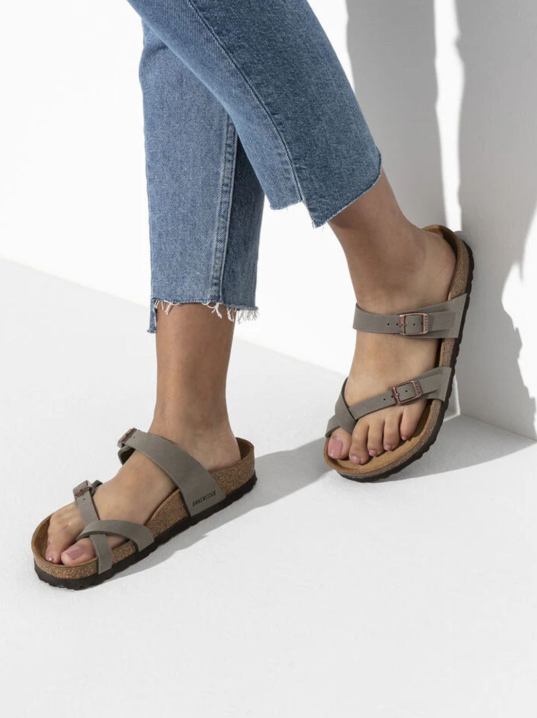 Birkenstock - Mayari - BirkiBuc - Stone - Regular