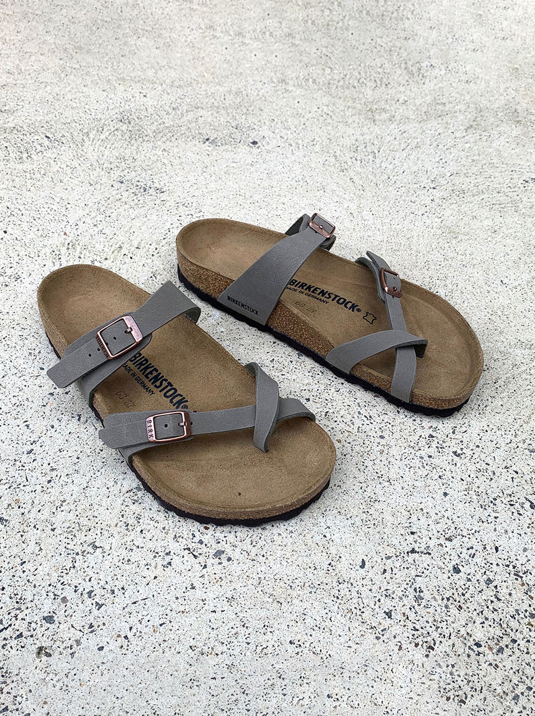Birkenstock Mayari Birkenstock Stone Nubuck BIRKENSTOCK Mayari