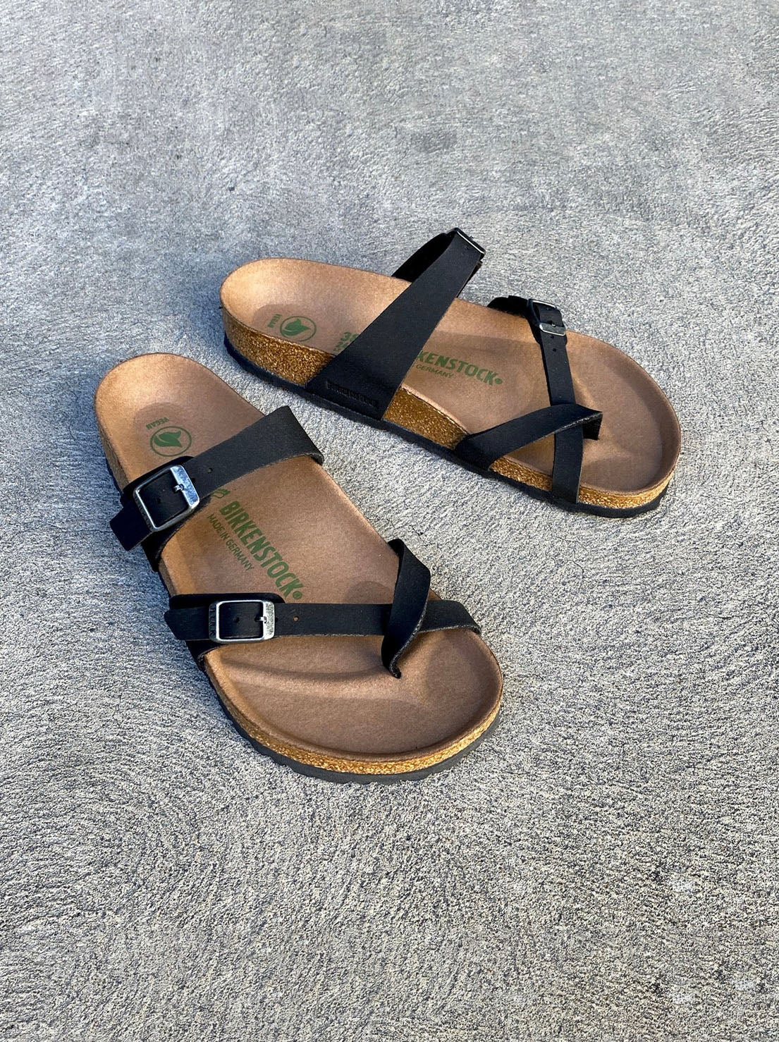 Birkenstock - Mayari - Vegan BirkiBuc - Black - Regular