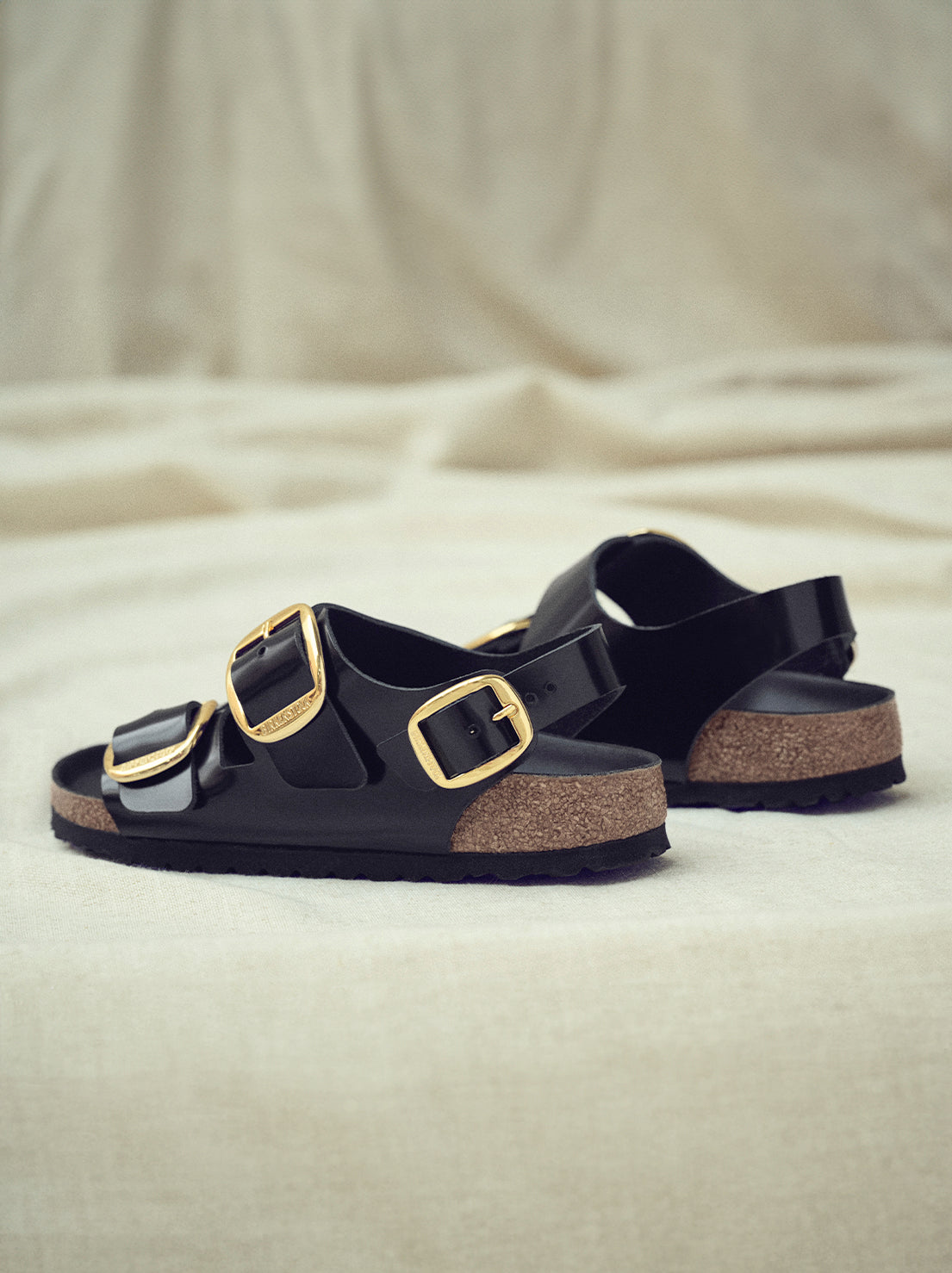 Birkenstock - Milano - Big Buckle - High Shine Patent Leather - Black - Regular