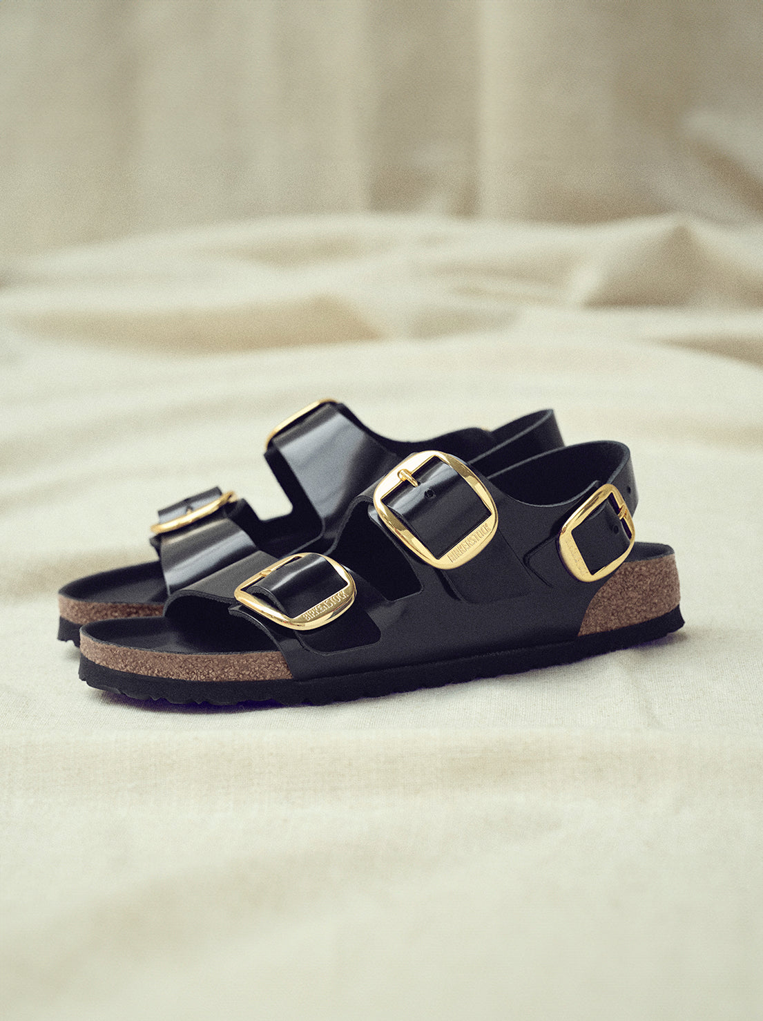 Birkenstock - Milano - Big Buckle - High Shine Patent Leather - Black - Regular