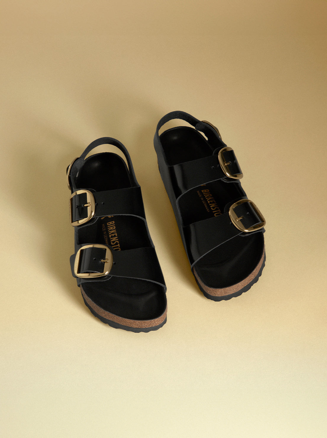 Birkenstock - Milano - Big Buckle - High Shine Patent Leather - Black - Regular