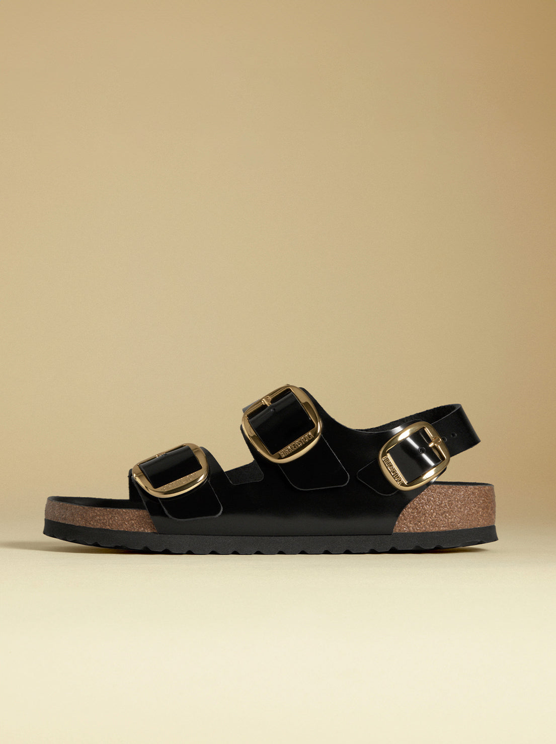 Birkenstock - Milano - Big Buckle - High Shine Patent Leather - Black - Regular