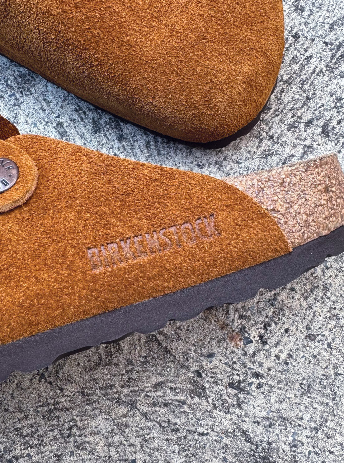 Birkenstock - Boston - Suede SFB - Mink - Regular