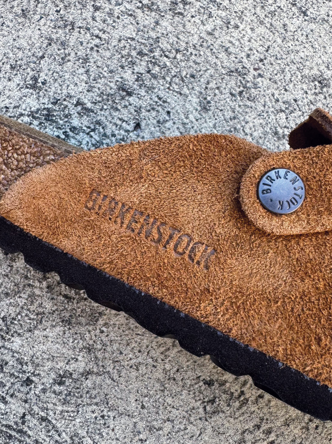 Birkenstock - Boston - Suede SFB - Mink - Narrow