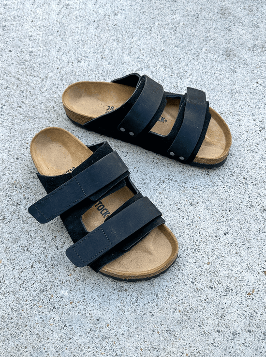 Birkenstock - Uji - Suede Leather - Black - Regular