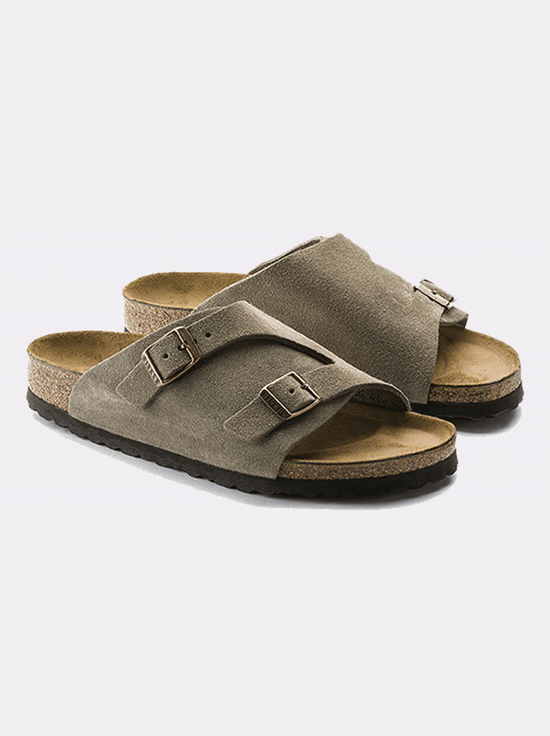 Birkenstock - Zurich - Suede - Taupe - Narrow