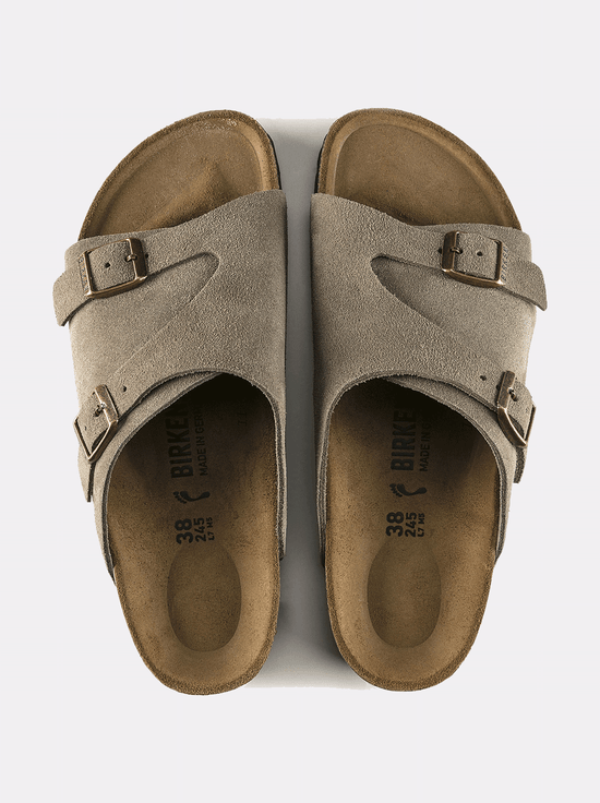 Birkenstock - Zurich - Suede - Taupe - Narrow