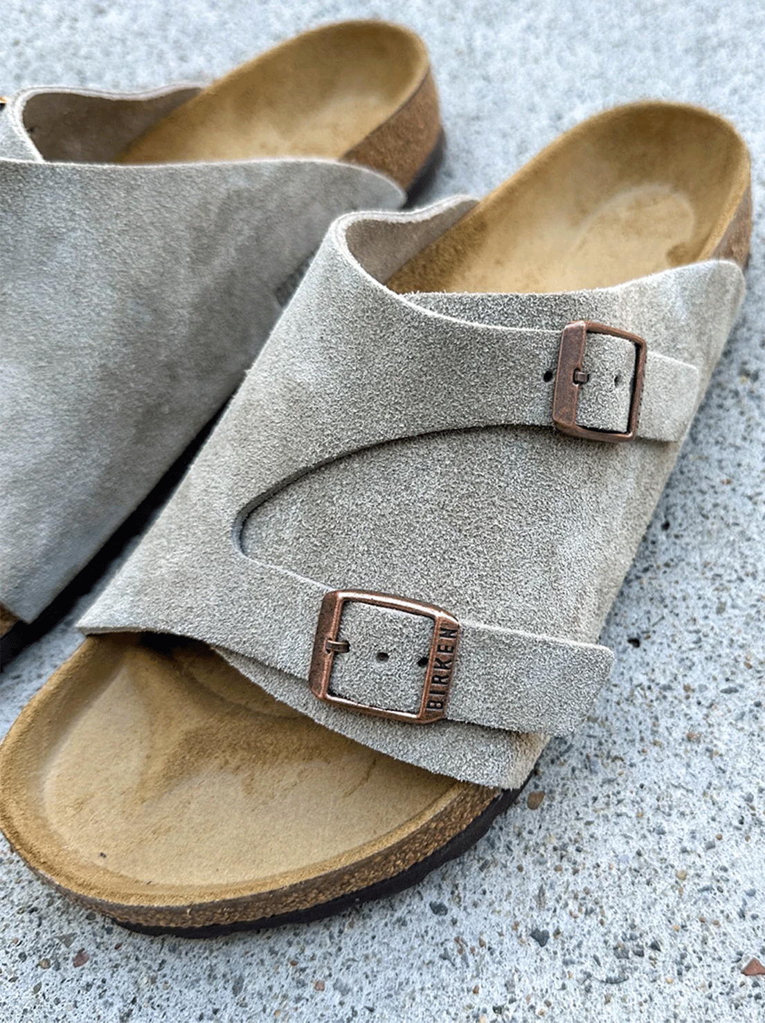 Birkenstock - Zurich - Suede - Taupe - Narrow