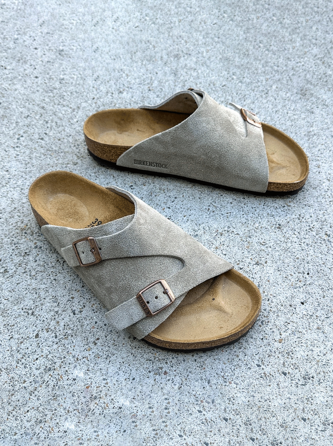 Birkenstock - Zurich - Suede - Taupe - Regular