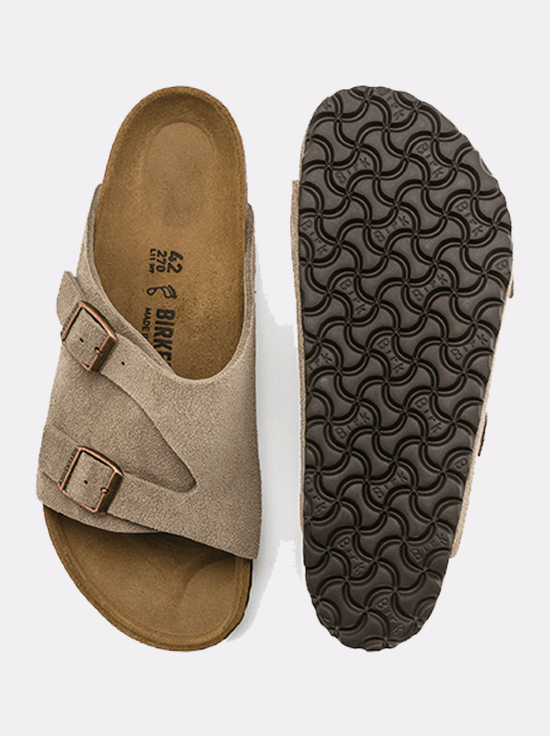 Birkenstock - Zurich - Suede - Taupe - Regular