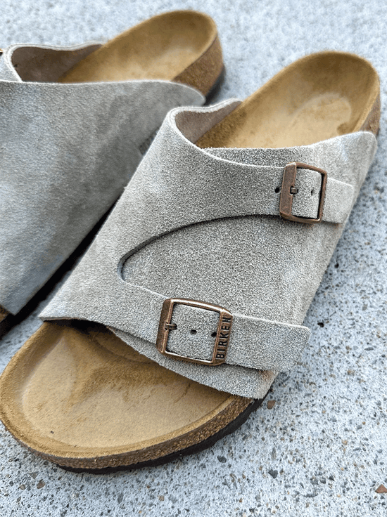 Birkenstock - Zurich - Suede - Taupe - Regular