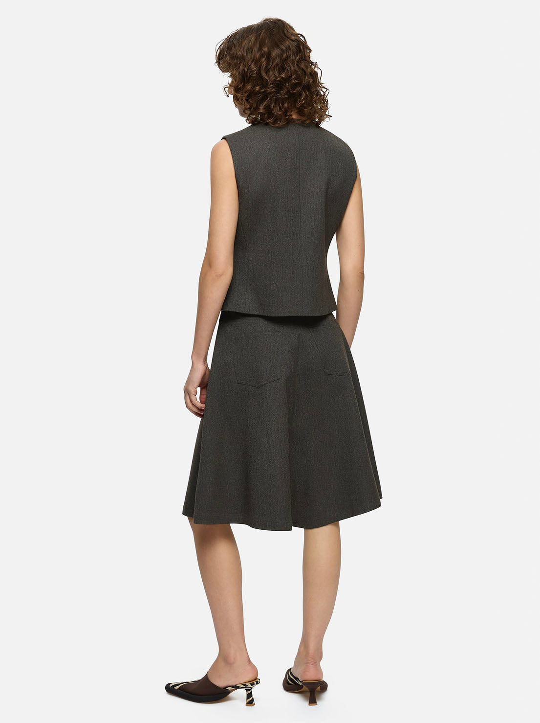 Blanca Studio - Jasmine Vest - Charcoal