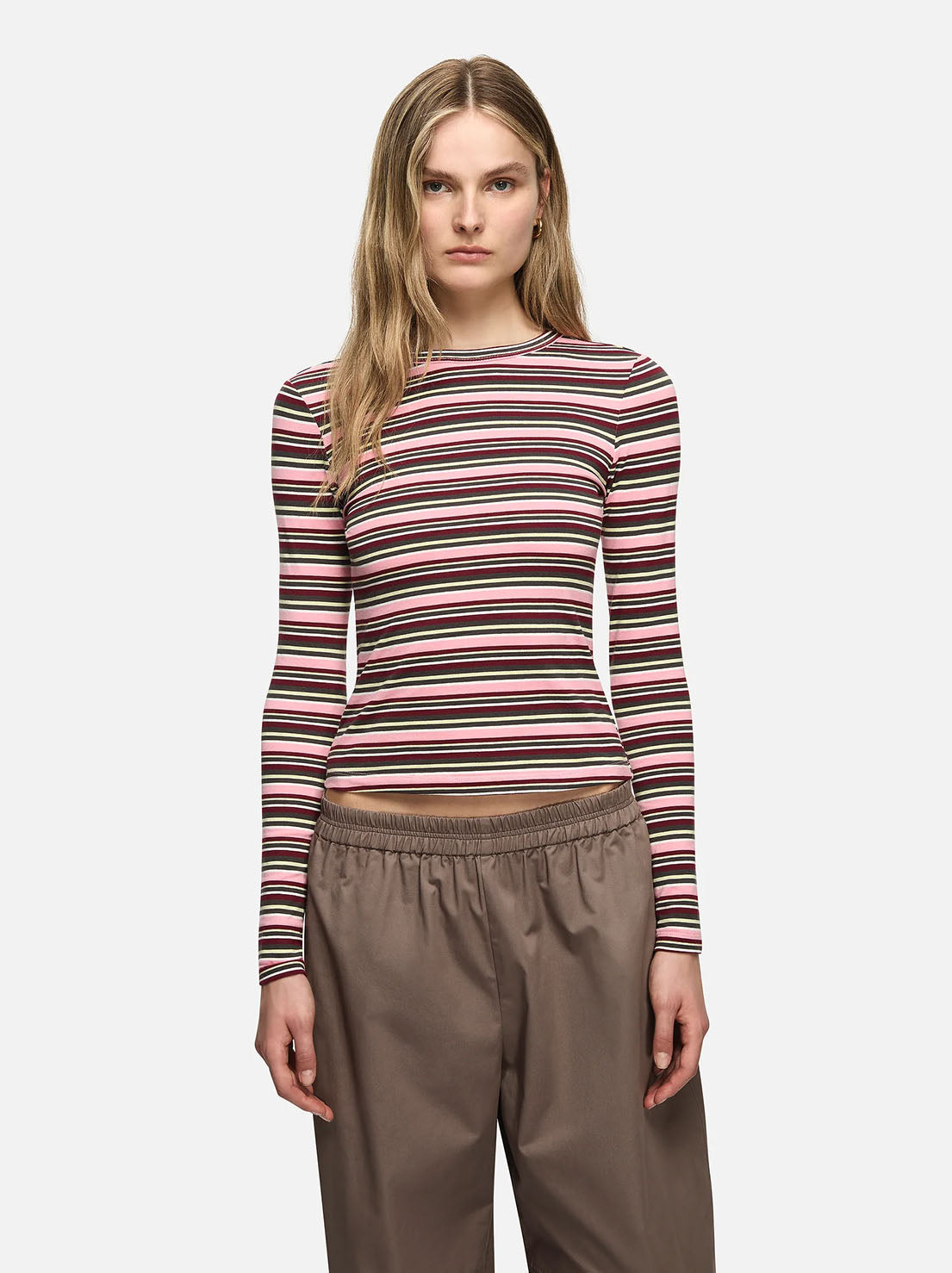 Blanca Studio - Penny Tee - Burgundy