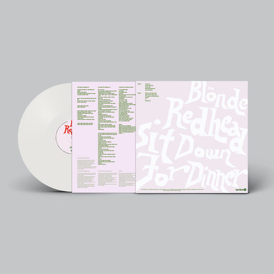 Blonde Redhead - Sit Down For Dinner. LP [Ltd Etd. Yoghurt White Coloured Vinyl]