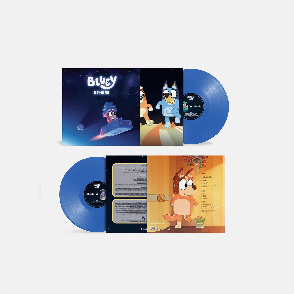 Bluey - Up Here. LP [Transparent Blue Vinyl]