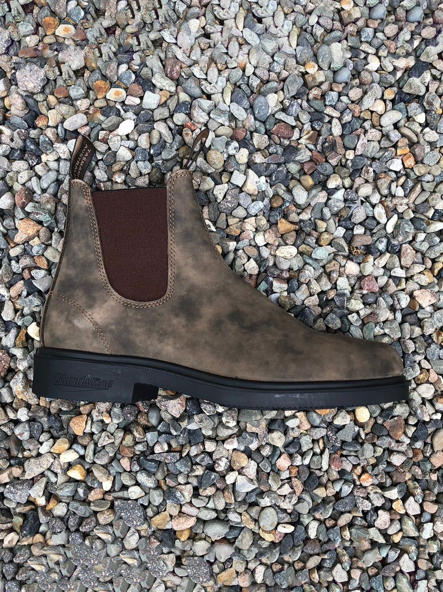 Blundstone - 1306 Unisex Chelsea Dress Boot - Rustic Brown – Abicus