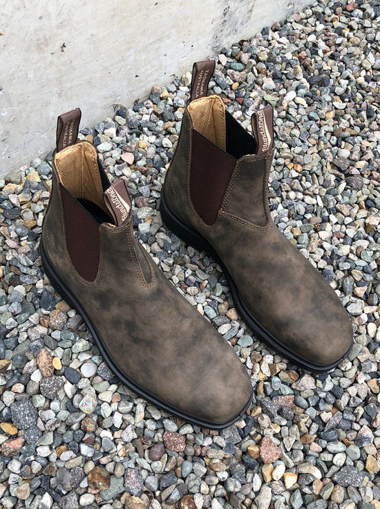 Blundstone - 1306 Unisex Chelsea Dress Boot - Rustic Brown