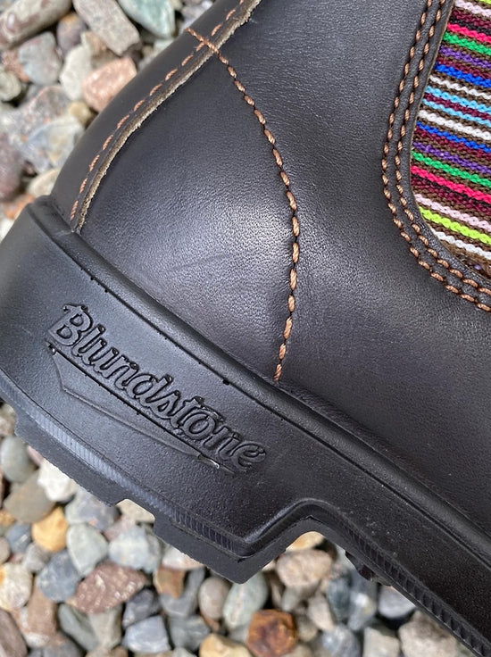 Blundstone - 1409 Womens Chelsea Boot - Stout Brown / Stripes