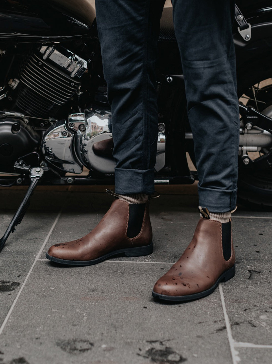 Blundstone 1900 Unisex Ankle Dress Boot Chestnut Brown Abicus