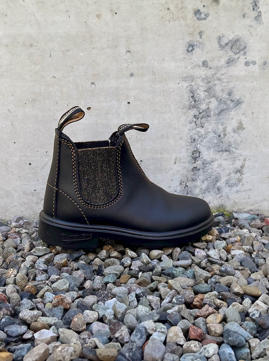 Blundstone - 1992 Kids Chelsea Boot - Black / Gold Glitter