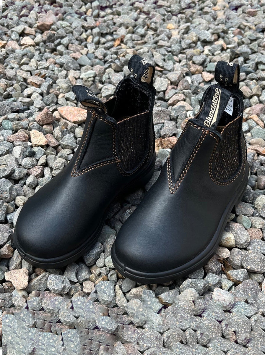 Blundstone - 1992 Kids Chelsea Boot - Black / Gold Glitter – Abicus