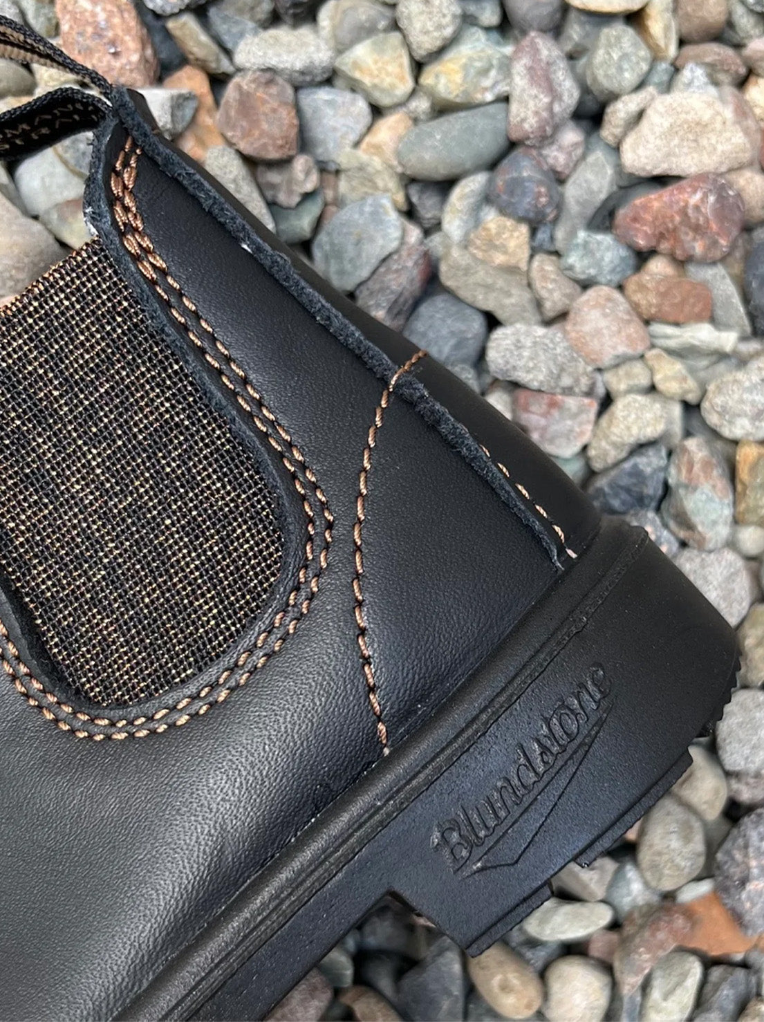 Blundstone - 1992 Kids Chelsea Boot - Black / Gold Glitter