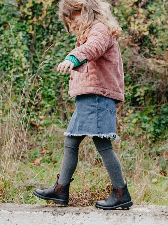 Blundstone - 1992 Kids Chelsea Boot - Black / Gold Glitter