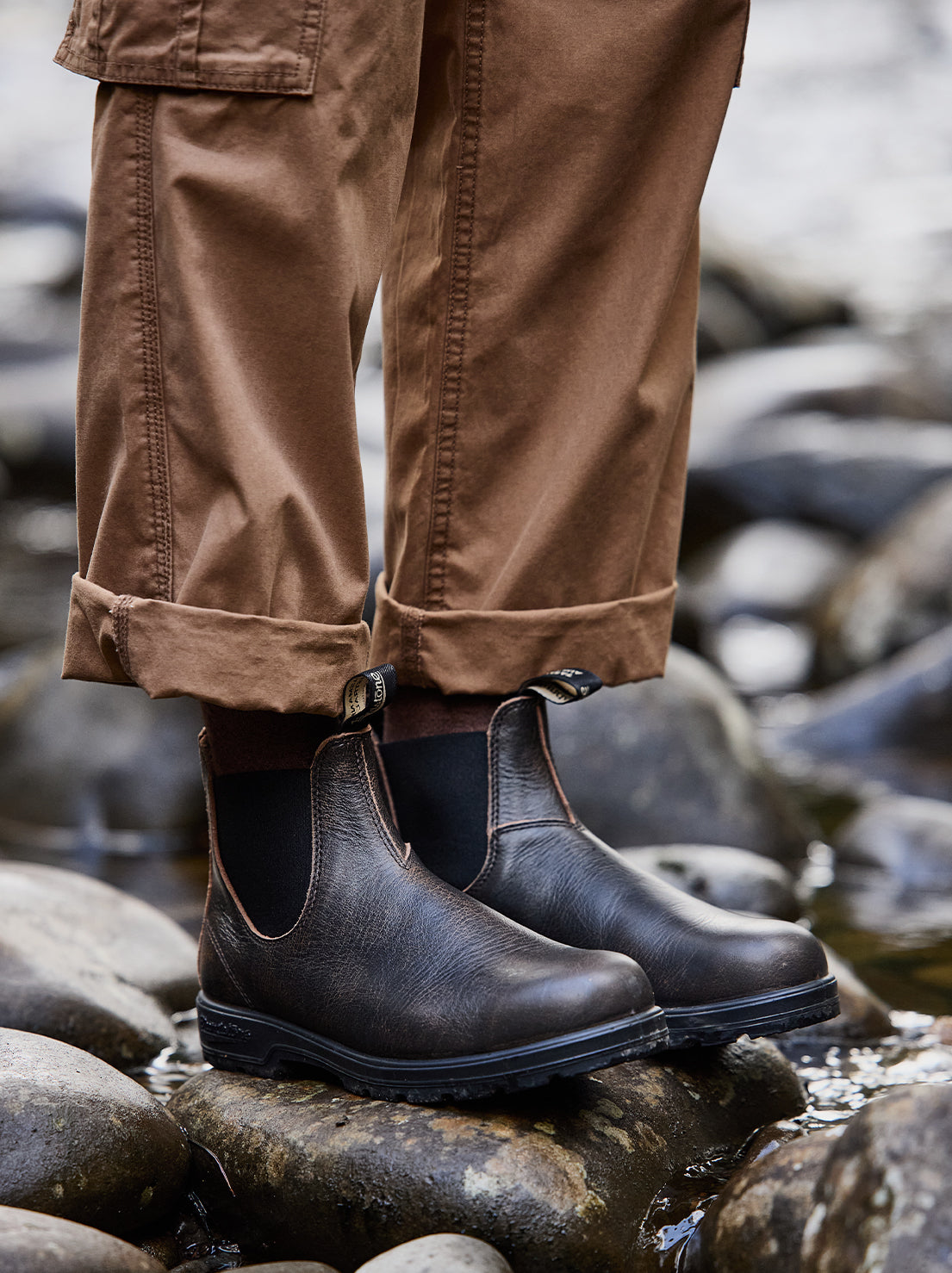 Blundstone - 2440 Unisex Chelsea Boot - Vintage Brown