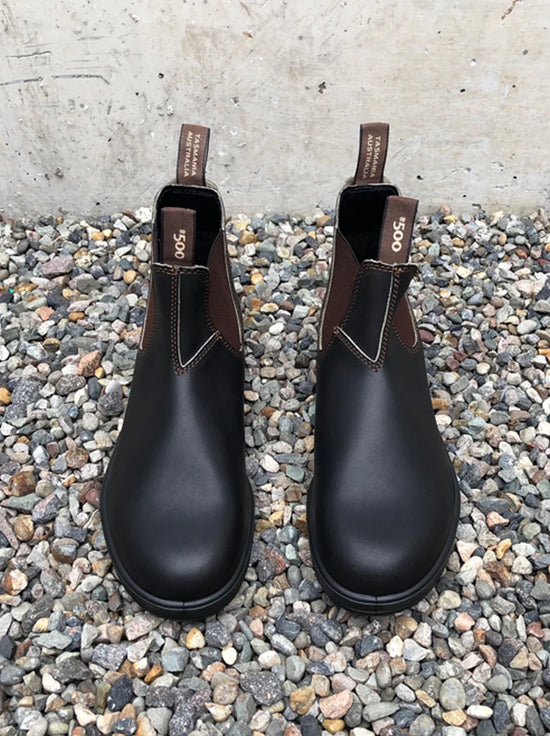 Blundstone - 500 Unisex Chelsea Boot - Stout Brown
