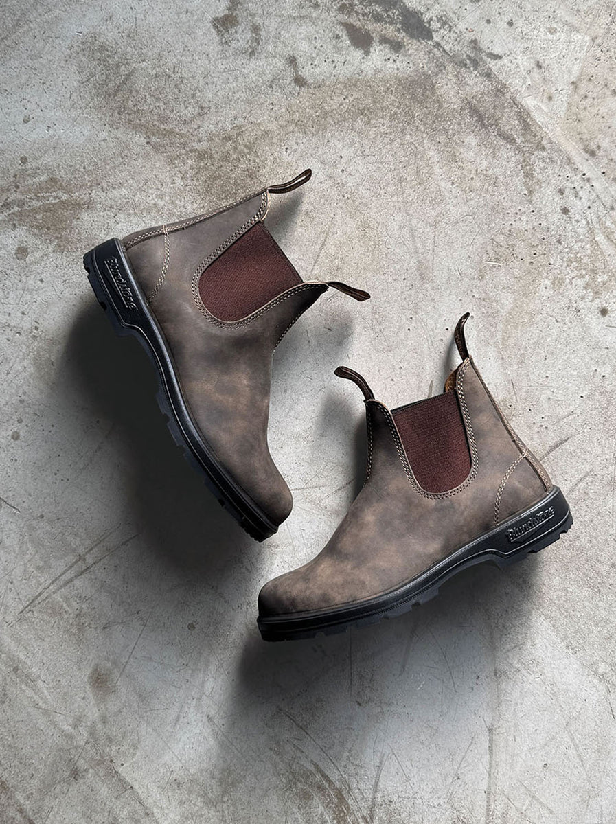 Blundstone - 585 Unisex Chelsea Boot - Rustic Brown – Abicus