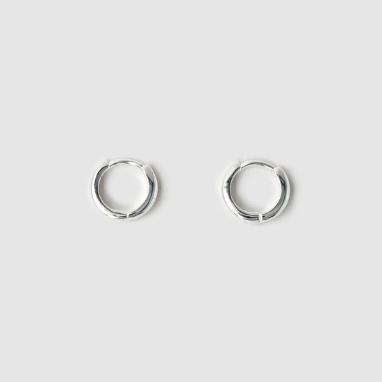 Brie Leon - Curved Solid Sleeper Earrings - Silver