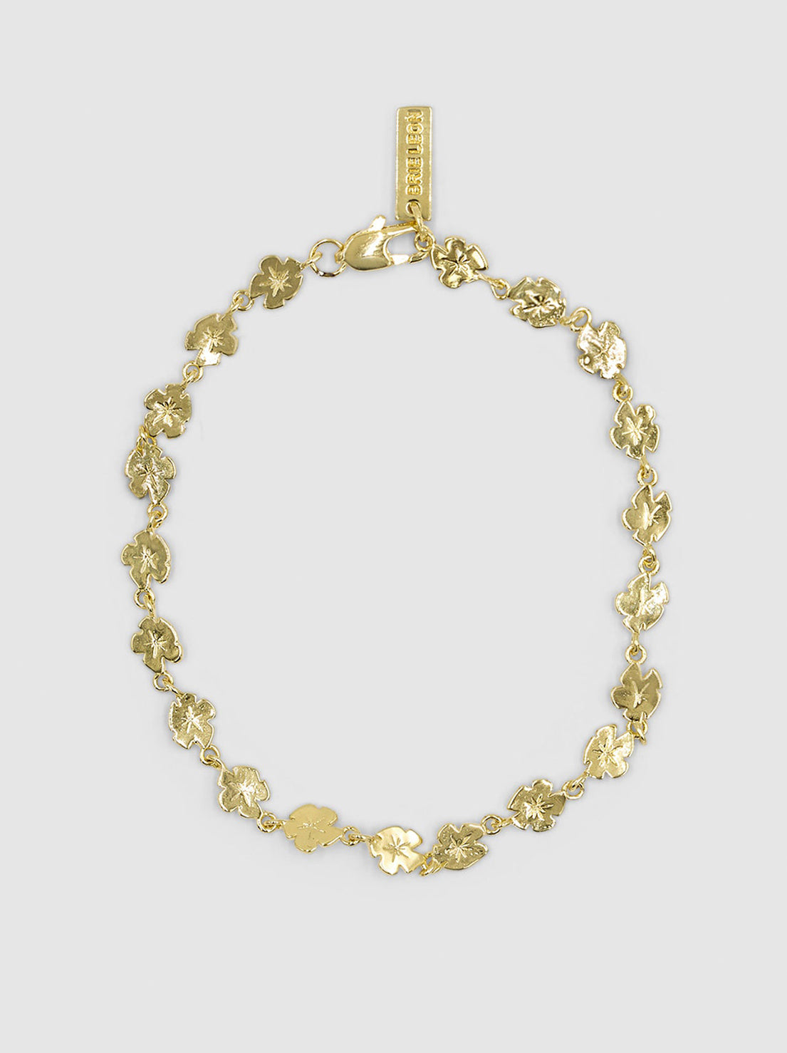 Brie Leon - Hibiscus Bracelet - Gold Plated
