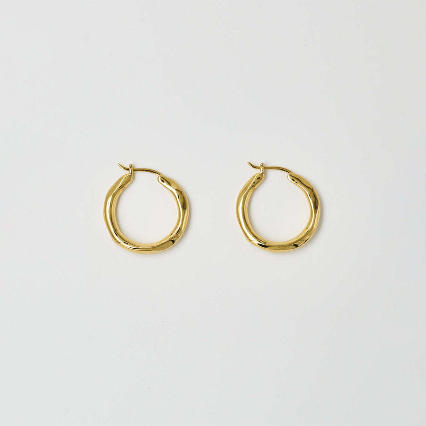 Brie Leon - Organica Small Hoops - Gold Plated