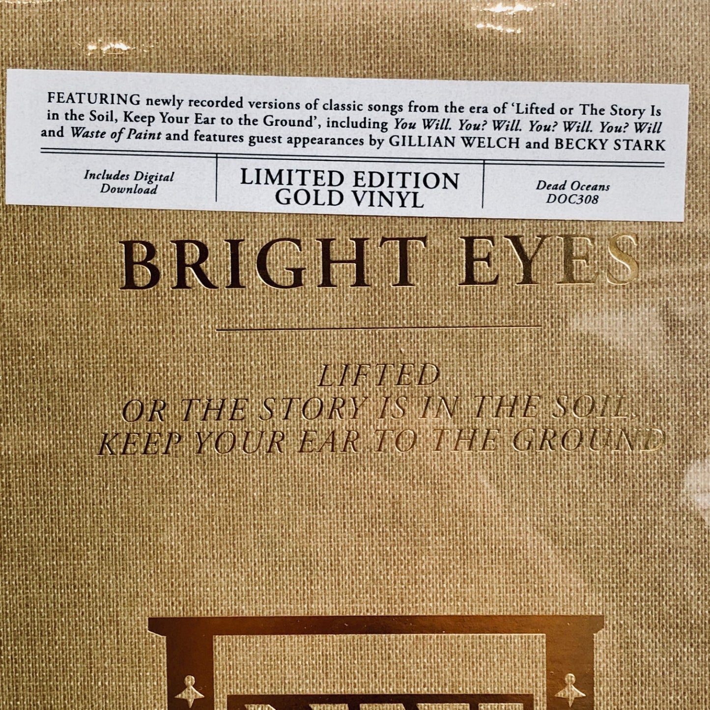 Bright Eyes - LIFTED Or The Story Is In The Soil, Keep Your Ear To The Ground[A Companion]. LP [Ltd. Ed. Gold Vinyl]