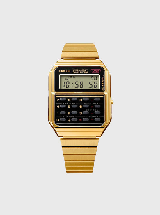 Casio - Calculator Watch - Gold (CA500WEG-1A)