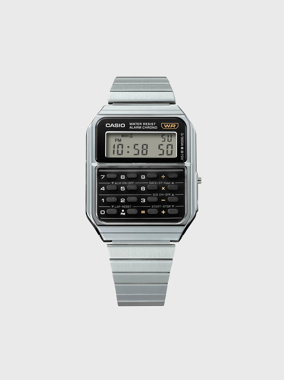 Casio - Calculator Watch - Silver (CA500WE-1A)