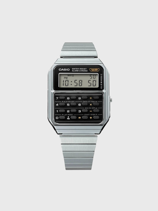 Casio - Calculator Watch - Silver (CA500WE-1A)