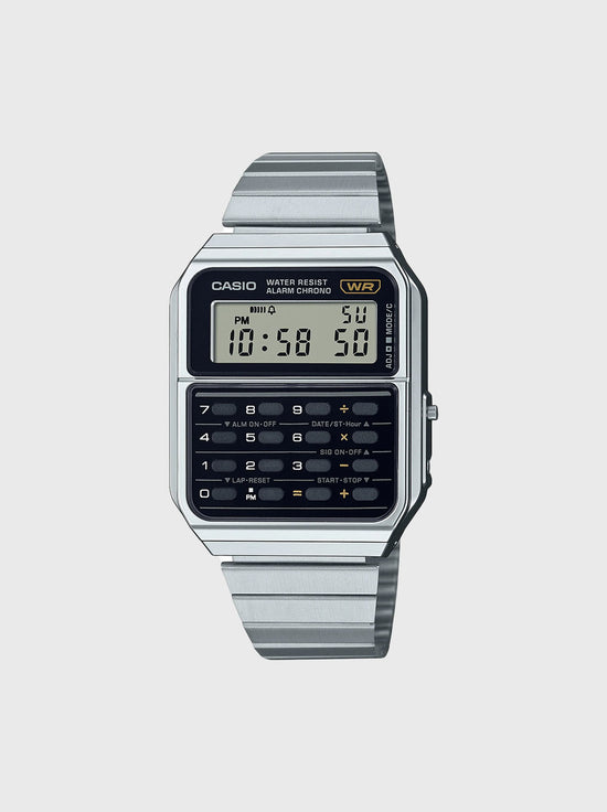 Casio - Calculator Watch - Silver (CA500WE-1A)