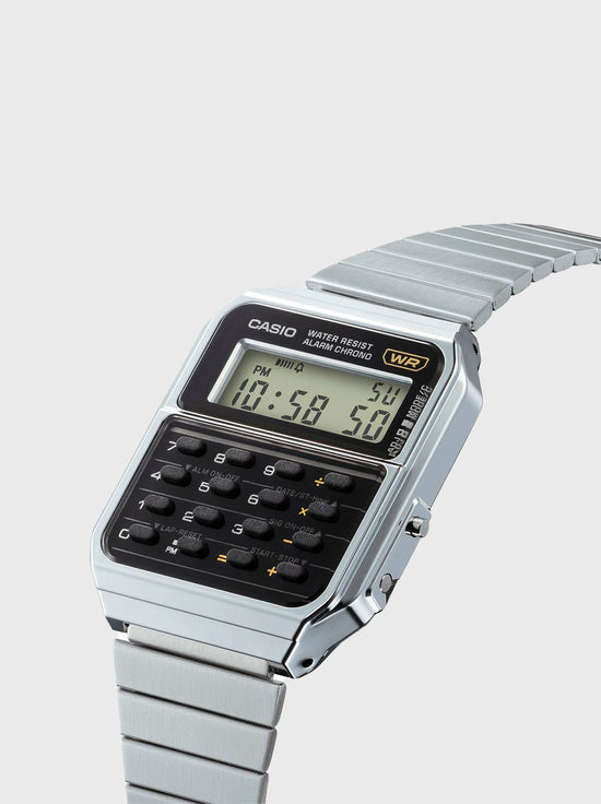 Casio - Calculator Watch - Silver (CA500WE-1A)