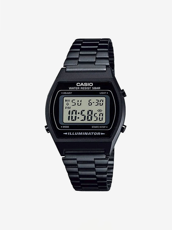 Casio - Digital Illuminator Watch - Black (B640WB-1A)