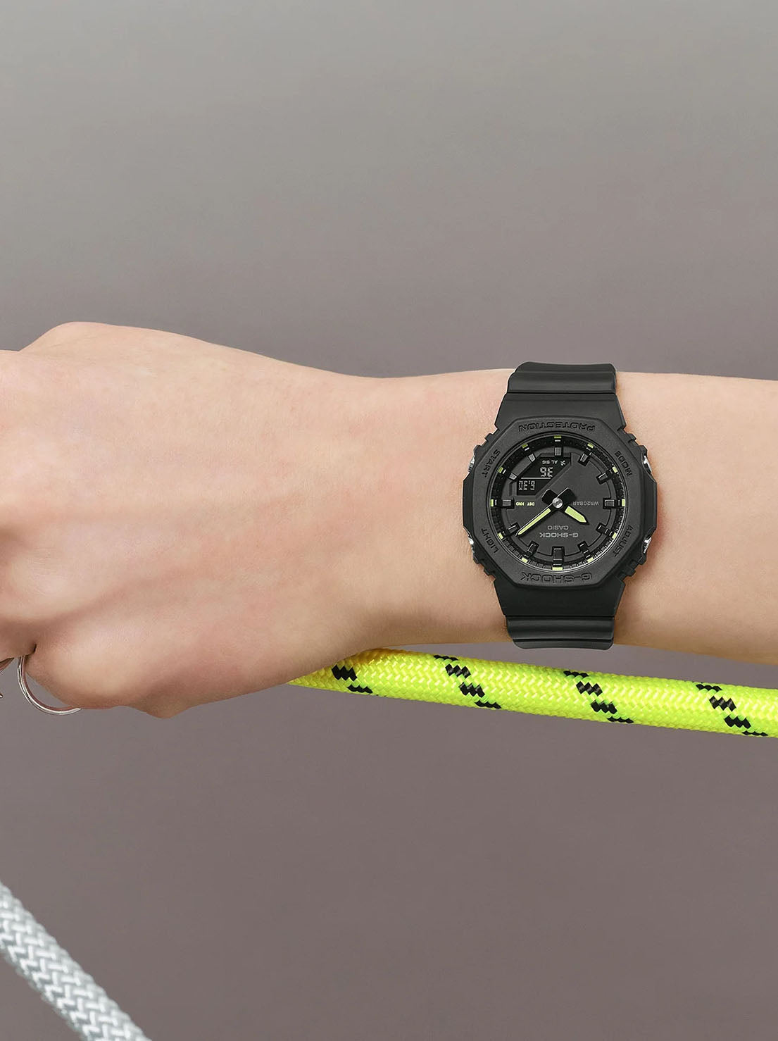 Casio - G Shock S Series Duo Sporty Accent Watch -Black Resin Band (GMAP2100SA-1A2)