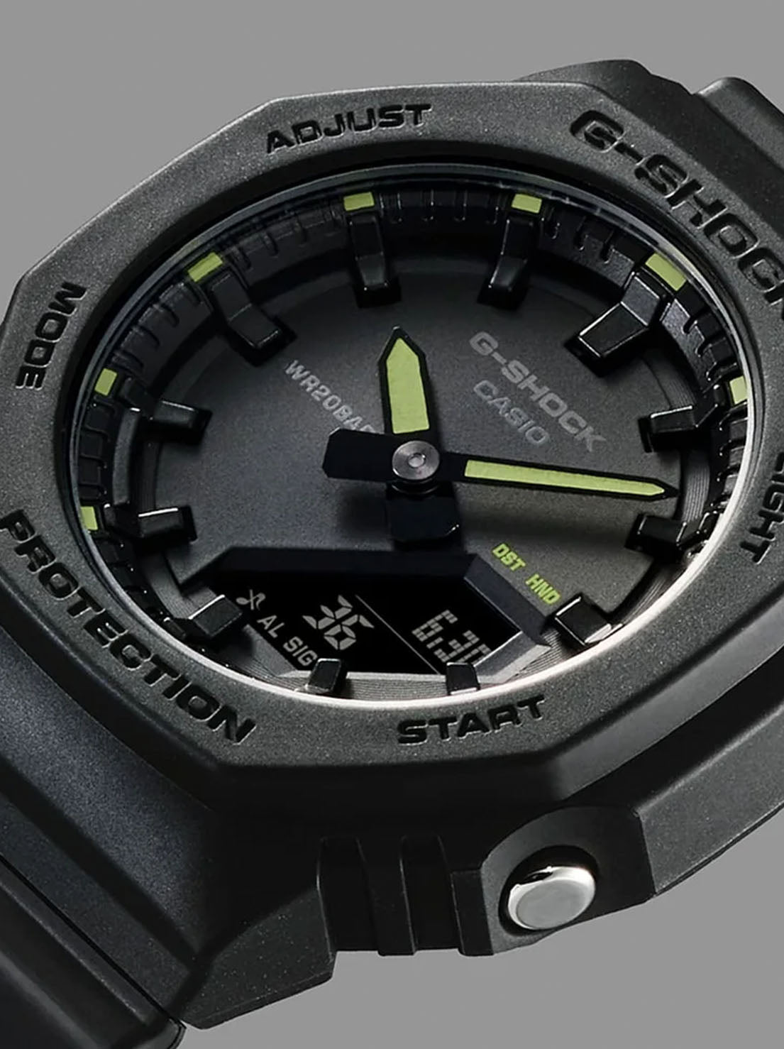 Casio - G Shock S Series Duo Sporty Accent Watch -Black Resin Band (GMAP2100SA-1A2)