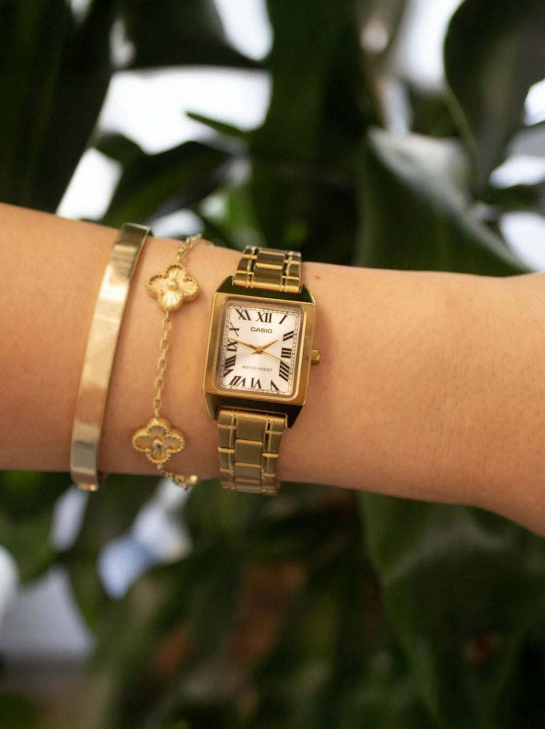 Casio - Gold Tone Analogue Watch - Gold (LTPV007G-9B)