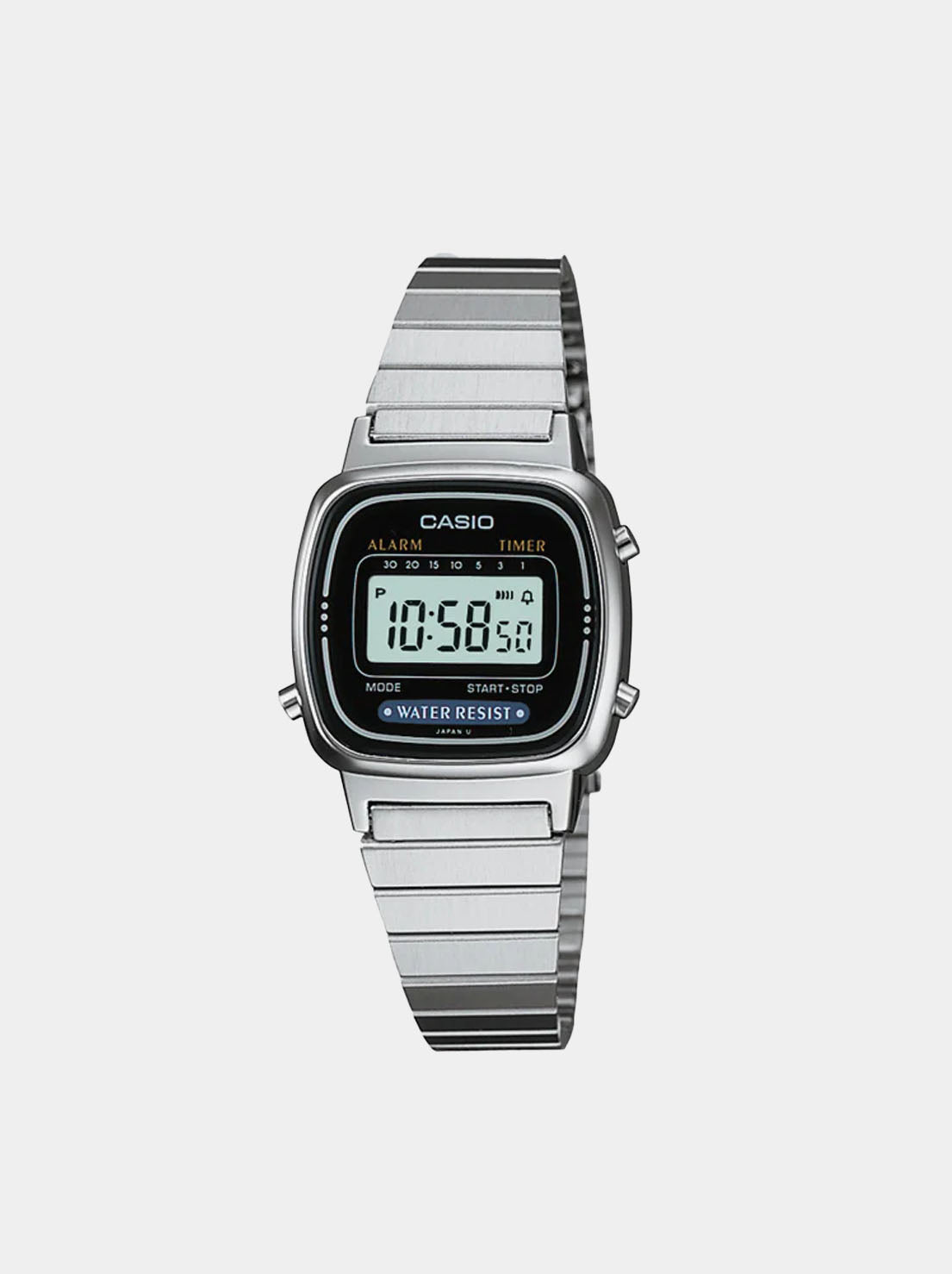 Casio - Ladies Classic Digital Watch - Silver (LA670WA-1UR)