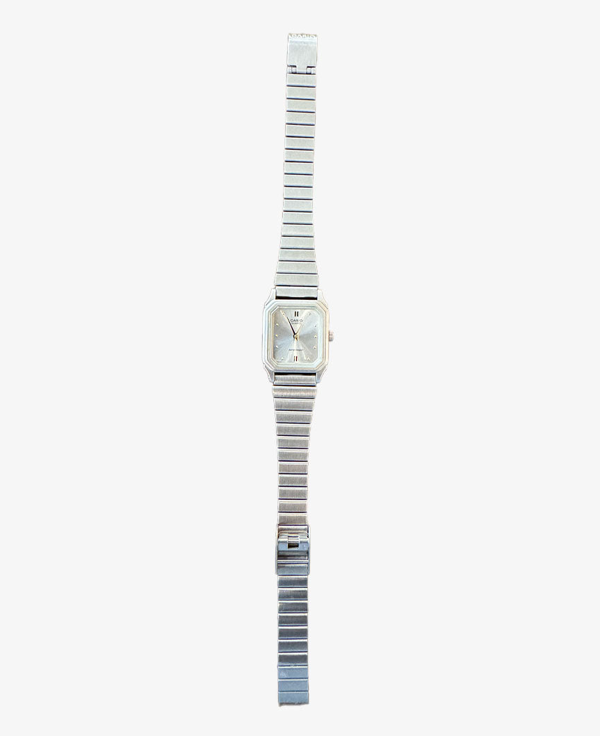 Casio - Ladies Standard Analogue Watch - Silver S/Steel (LQ400D-7AEF)